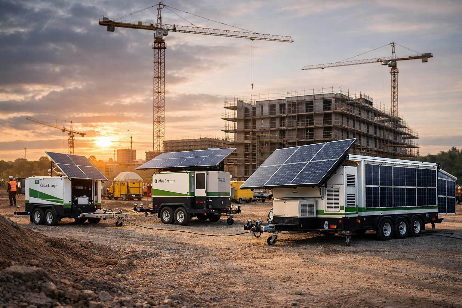 Remorques de production solaire : une nouvelle génération d’énergie mobile pour les professionnels